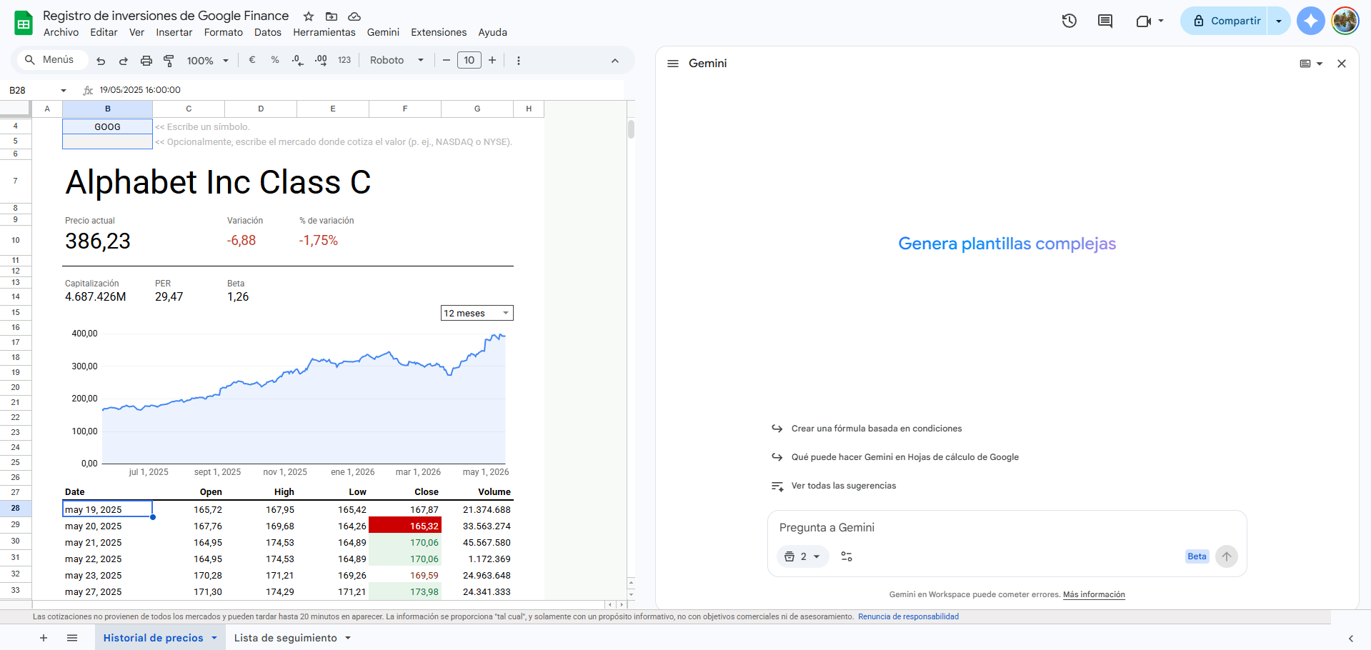 IA para Google Sheets